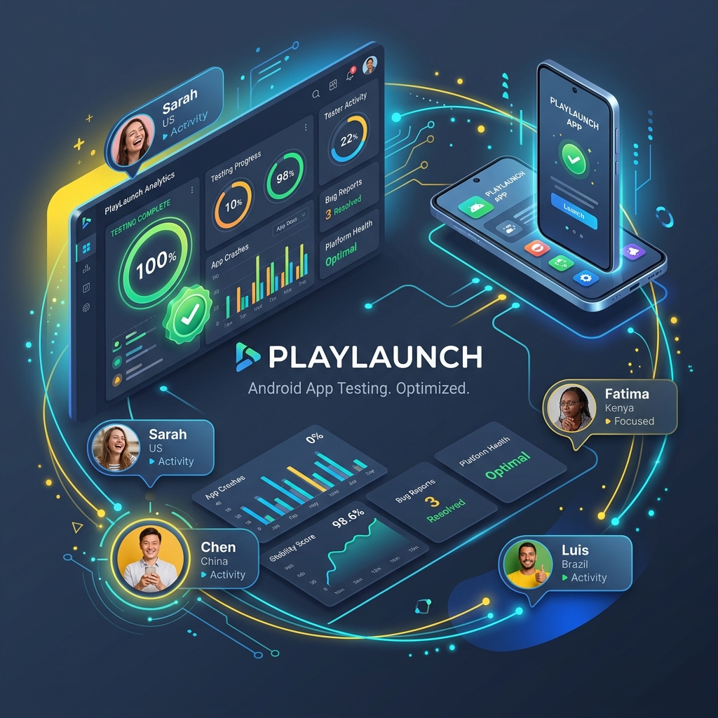 PlayLaunch Hero Illustration